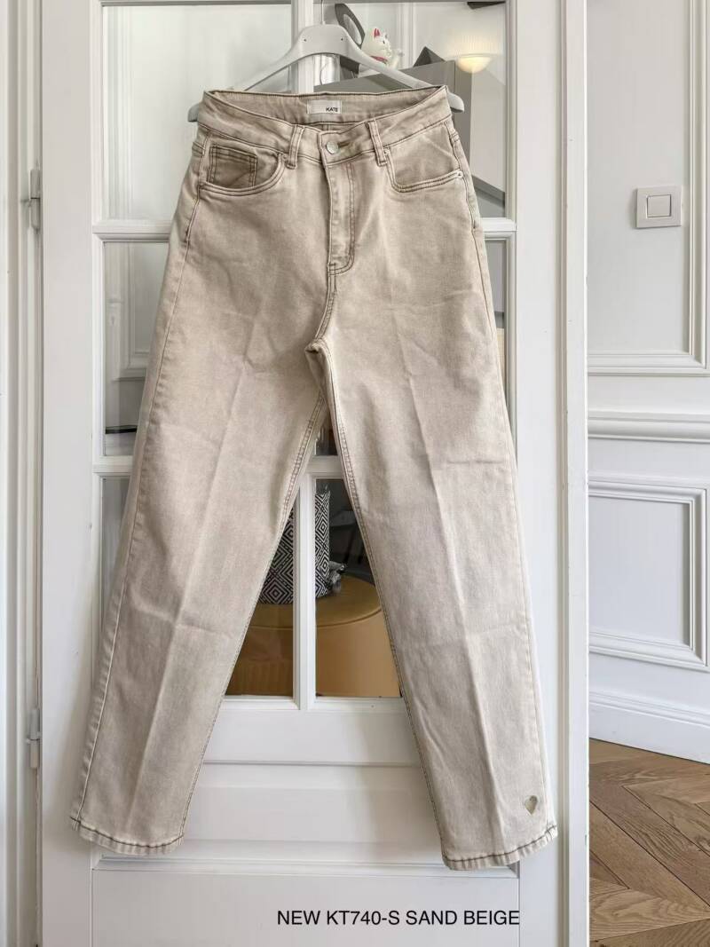 Spodnie damskie jeansy Roz XS-XL, 1 Kolor Paczka 10 szt